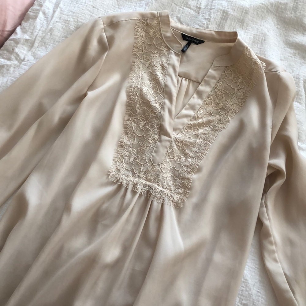 Cream Lace Blouse